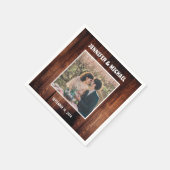 Erstellen Sie Ihre eigene Braut- und Bräutigam-Hoc Serviette (Ecke)