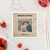 Erstellen Sie Ihre eigene Braut- und Bräutigam-Hoc Serviette (Beispiel)