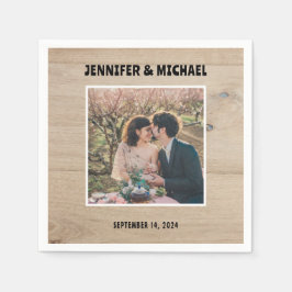 Erstellen Sie Ihre eigene Braut- und Bräutigam-Hoc Serviette