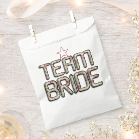Erstellen Sie Ihre eigene Brautmannschaft Hochzeit Geschenktütchen (Ausgeschnitten)