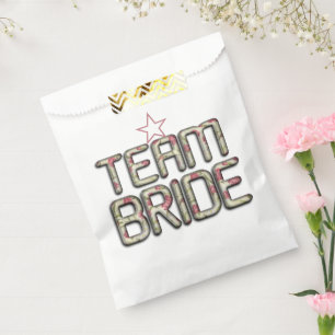Erstellen Sie Ihre eigene Brautmannschaft Hochzeit Geschenktütchen