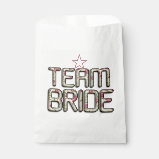 Erstellen Sie Ihre eigene Brautmannschaft Hochzeit Geschenktütchen (Vorderseite)