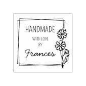 Erstellen Sie Ihre eigene Briefmarke aus handgefer Gummistempel (Prägung)