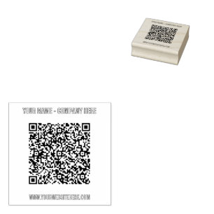 Erstellen Sie Ihre eigene Briefmarke mit QR-Code-V Gummistempel