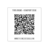 Erstellen Sie Ihre eigene Briefmarke mit QR-Code-V Gummistempel (Prägung)