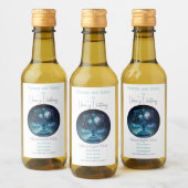 Erstellen Sie Ihre eigene Celestial Libra Zodiac Weinetikett (Flaschen)