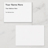 Erstellen Sie Ihre eigene Chubby-Visitenkarte Visitenkarte (Vorne/Hinten)