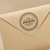 Erstellen Sie Ihre eigene Circle-Rücksendeadresse Gummistempel