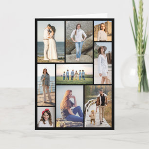 Erstellen Sie Ihre eigene Collage mit 9 Fotos Karte