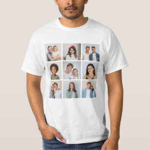 Erstellen Sie Ihre eigene Collage mit 9 Fotos T-Shirt