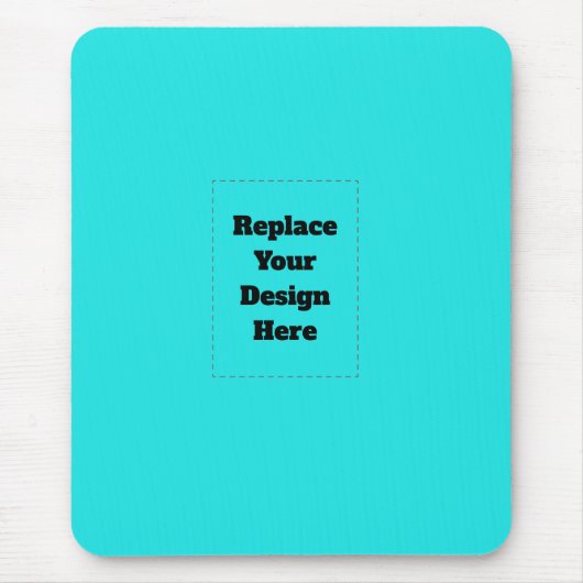 Erstellen Sie Ihre eigene Cyan Mousepad (Vorne)
