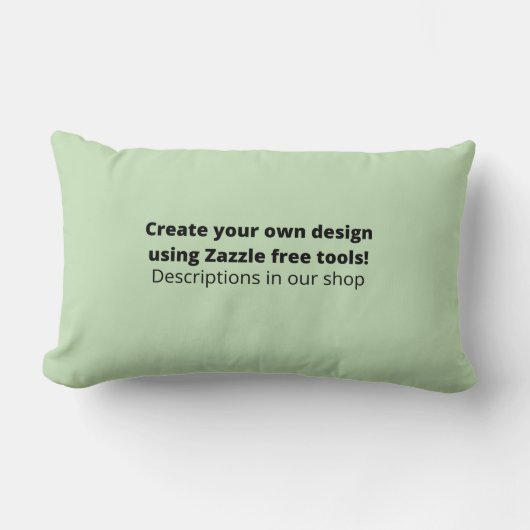 Erstellen Sie Ihre eigene Design-DIY personalisier Lendenkissen (Vorderseite)