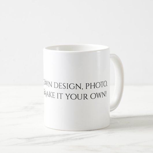 Erstellen Sie Ihre eigene Design-Grafik-Foto-Meldu Kaffeetasse (VorderseiteRechts)