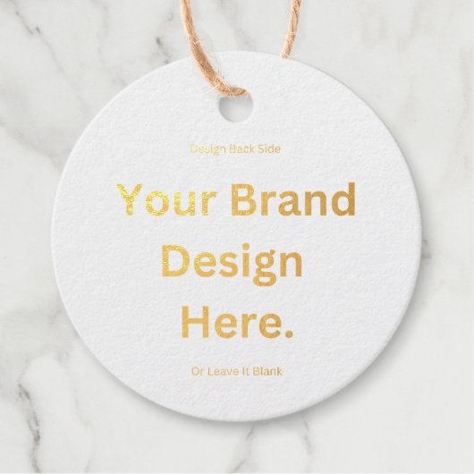 Erstellen Sie Ihre eigene Design- und Druckformel- Geschenkanhänger (Vorderseite)