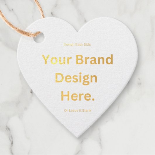 Erstellen Sie Ihre eigene Design- und Druckformel- Geschenkanhänger (Vorderseite)