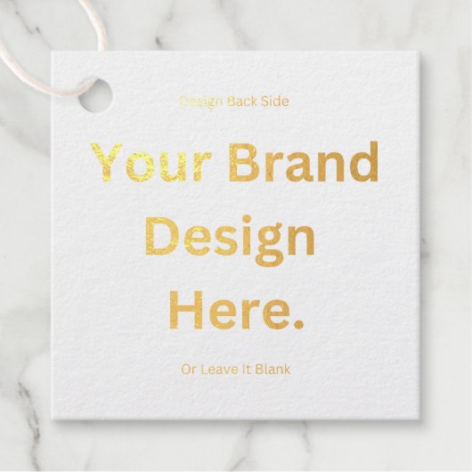 Erstellen Sie Ihre eigene Design- und Druckformel- Geschenkanhänger (Vorderseite)