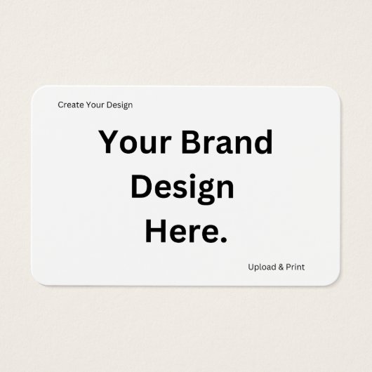 Erstellen Sie Ihre eigene Design- und Print-Visite (Vorderseite)