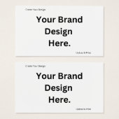Erstellen Sie Ihre eigene Design- und Print-Visite (Vorne & Hinten)