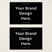 Erstellen Sie Ihre eigene Design- und Print-Visite (Vorne & Hinten)