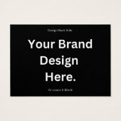 Erstellen Sie Ihre eigene Design- und Print-Visite (Rückseite)