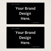 Erstellen Sie Ihre eigene Design- und Print-Visite (Vorne & Hinten)