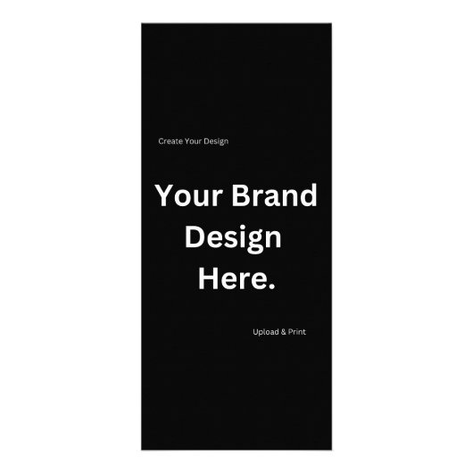 Erstellen Sie Ihre eigene Design- und Rack-Karte Werbekarte (Vorne)