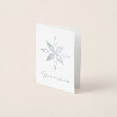 Erstellen Sie Ihre eigene Diamond Star Silver Foil Folienkarte (Vorderseite)