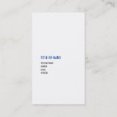 ERSTELLEN SIE IHRE EIGENE DIY-dünne blaue Linie US Visitenkarte (Rückseite)