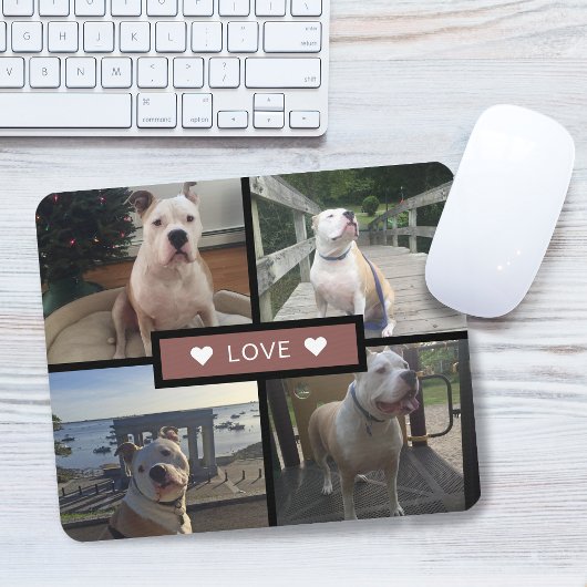 Erstellen Sie Ihre eigene Dog-FotoCollage Mousepad