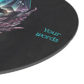 Erstellen Sie Ihre eigene dunkle Kristallplatte Schneidebrett (Ecke)