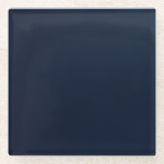 Erstellen Sie Ihre eigene - dunkle Textur - Navy B Glasuntersetzer