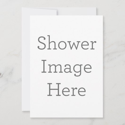 Erstellen Sie Ihre eigene Duscheinladung Einladung (Vorderseite)