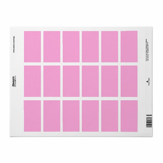 Erstellen Sie Ihre eigene editierbare Adressaufkleber (Vorne)