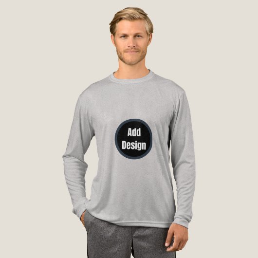 Erstellen Sie Ihre eigene editierbare Tri-Blend Shirt (Volle Vorderseite)