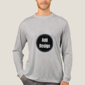 Erstellen Sie Ihre eigene editierbare Tri-Blend Shirt (Vorderseite)