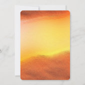 Erstellen Sie Ihre eigene, eigene Orange-Backgroun Einladung (Rückseite)