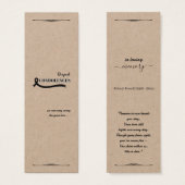 Erstellen Sie Ihre eigene einfache 3,0" x 1,0" Sym (Vorne & Hinten)