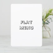 Erstellen Sie Ihre eigene einfache 5,5" x 7,5" abg Menükarte (Stehend Vorderseite)