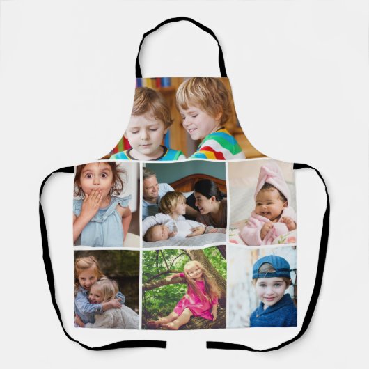 Erstellen Sie Ihre eigene einfache 7-Familienfotos Schürze (Vorderseite)