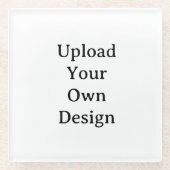 Erstellen Sie Ihre eigene einfache benutzerdefinie Glasuntersetzer (Vorderseite)