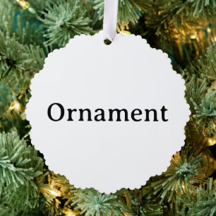 Erstellen Sie Ihre eigene einfache benutzerdefinie Ornament Karte
