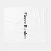 Erstellen Sie Ihre eigene einfache Markenförderung Fleecedecke (Vorderseite (Horizontal))