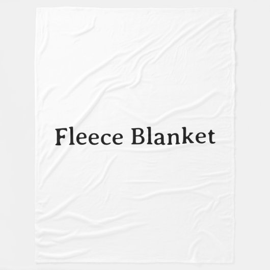 Erstellen Sie Ihre eigene einfache Markenförderung Fleecedecke (Vorderseite)