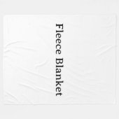 Erstellen Sie Ihre eigene einfache Markenförderung Fleecedecke (Vorderseite (Horizontal))
