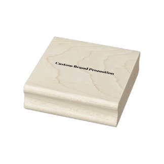 Erstellen Sie Ihre eigene einfache Markenförderung Gummistempel
