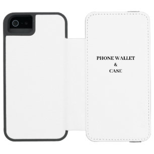 Erstellen Sie Ihre eigene einfache Markenförderung Incipio Watson™ iPhone 5 Geldbörsen Hülle