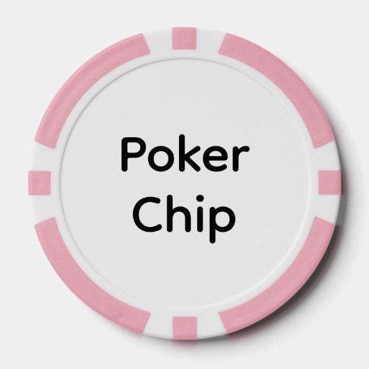 Erstellen Sie Ihre eigene einfache Markenförderung Pokerchips (Vorderseite)