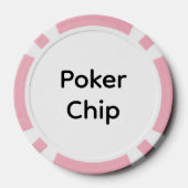 Erstellen Sie Ihre eigene einfache Markenförderung Pokerchips (Rückseite)