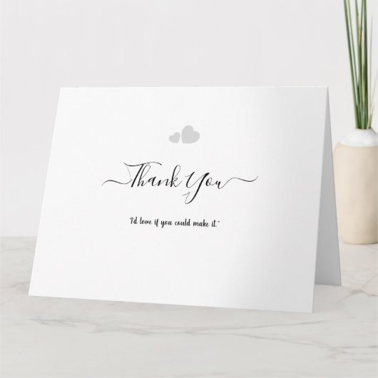 Erstellen Sie Ihre eigene einfache professionelle  Dankeskarte (Vorderseite)