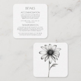 Erstellen Sie Ihre eigene - Einfache Schwarz/Weiß- Begleitkarte